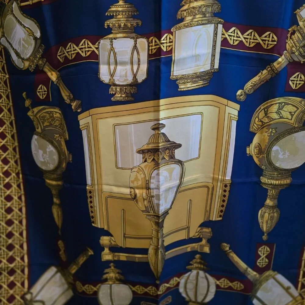 EUC Authentic Hermes Silk Scarf